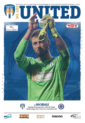 Colchester United v Rochdale AFC - 08/01/22