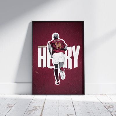 A4 POSTER - 'Thierry Henry' Hall of Fame