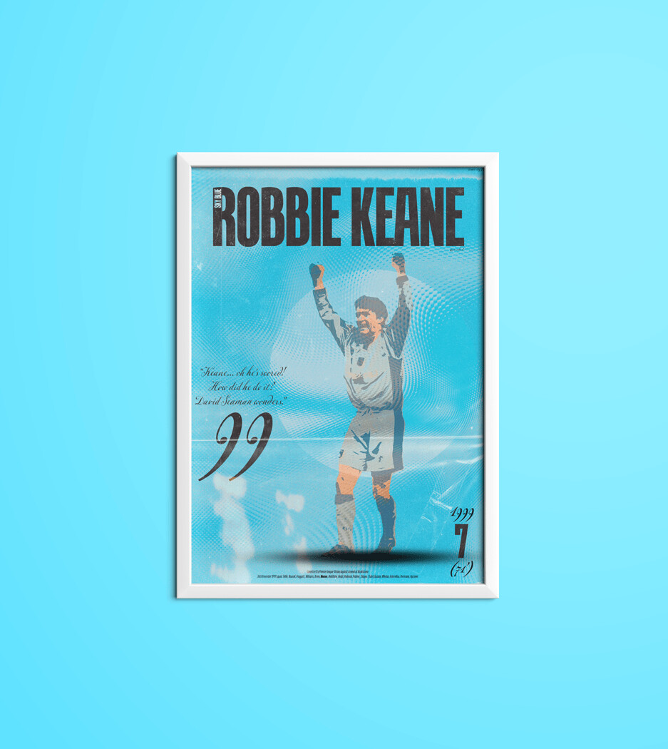 A4 POSTER - Robbie Keane 'Iconic City Series'