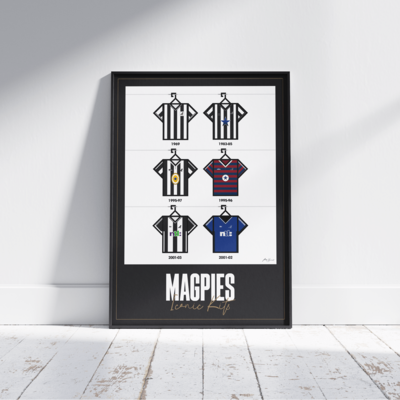 A4 POSTER - Magpies Iconic Kits