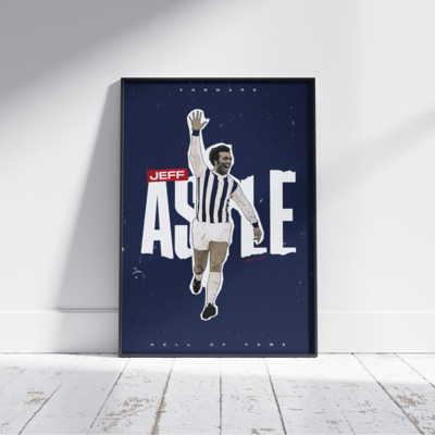 A4 POSTER - 'Jeff Astle' Hall of Fame