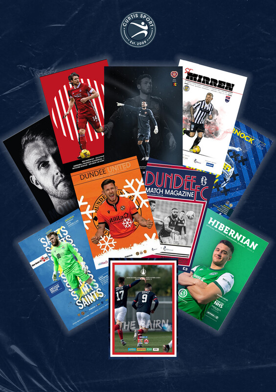 10x 2020/21 Scottish Football Programmes