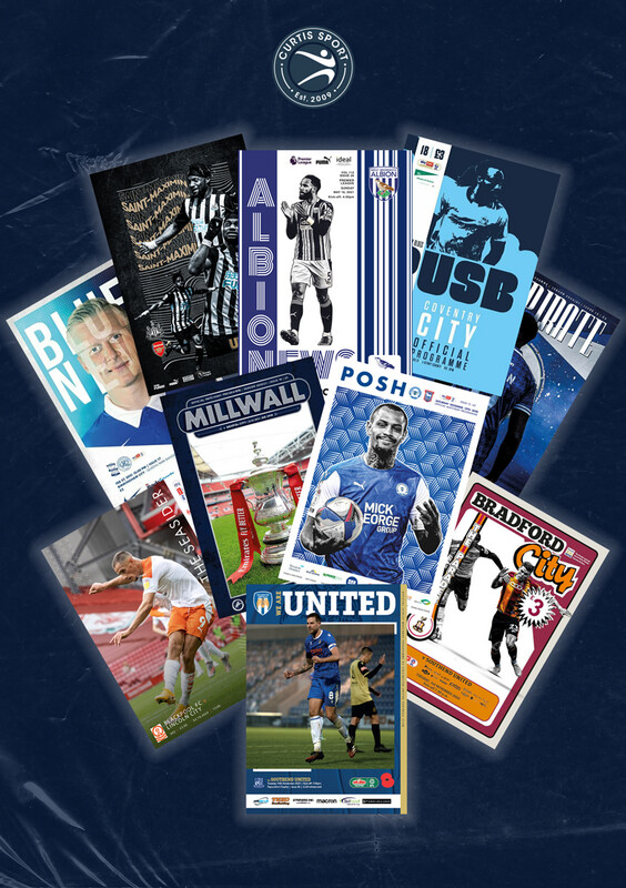 10x 2020/21 English Football Programmes