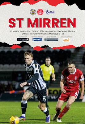 St Mirren v Aberdeen - 25/01/22