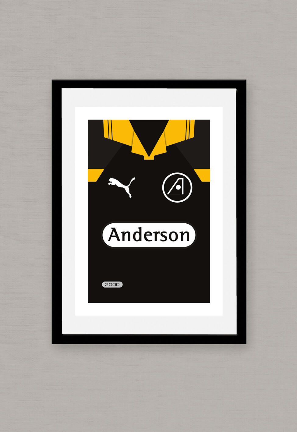 A4 POSTER - Aberdeen Player Shirt Sponsor 2 - Russell Anderson