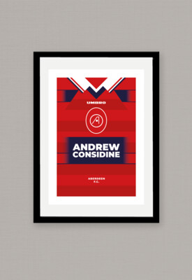 A4 POSTER - Aberdeen Player Shirt Sponsor 3 - Andrew Considine