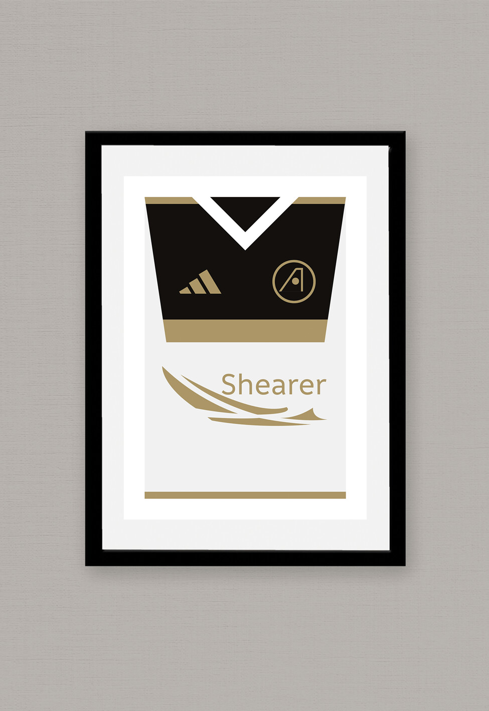 A4 POSTER - Aberdeen Player Shirt Sponsor Poster 6 - Duncan Shearer