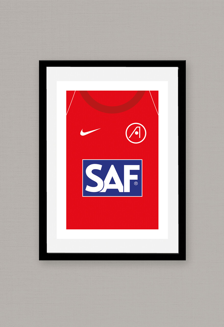 A4 POSTER - Aberdeen Shirt Sponsor 4 - Sir Alex Ferguson