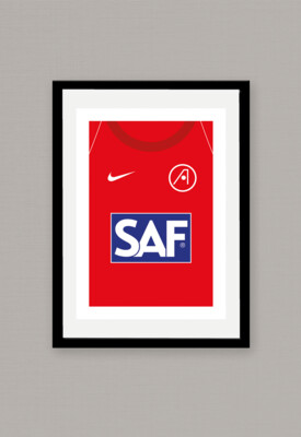 A4 POSTER - Aberdeen Shirt Sponsor 4 - Sir Alex Ferguson