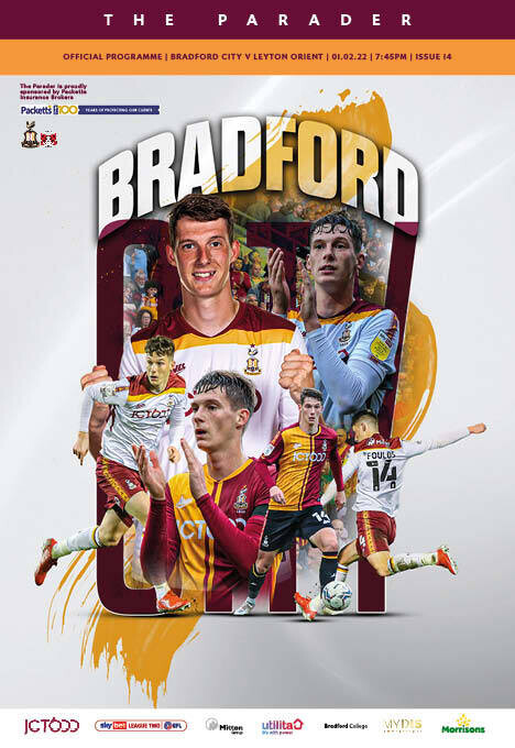Bradford City v Leyton Orient - 01/02/22