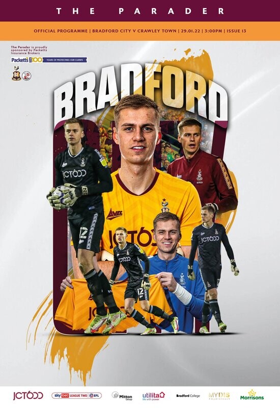 Bradford City v Crawley Town - 29/01/22