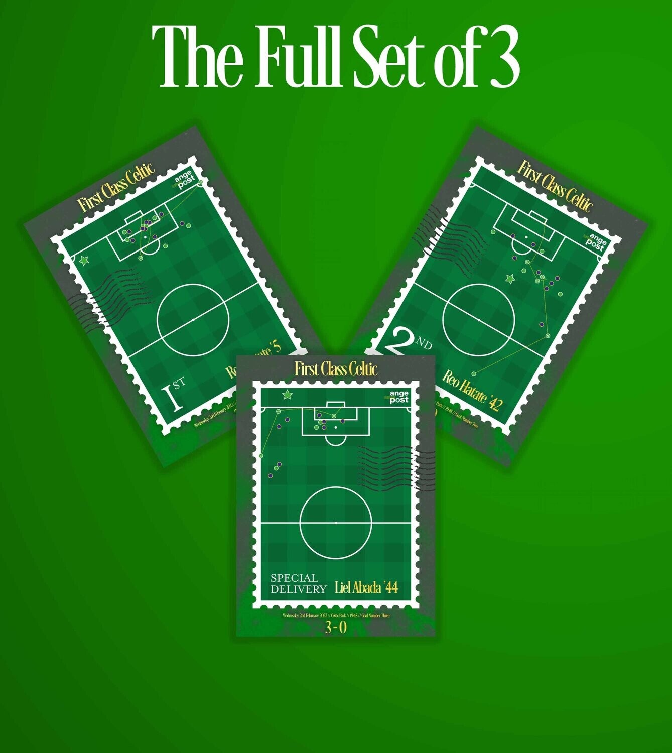 'First Class Celtic' SET - Celtic v Rangers Feb 22