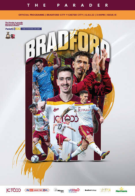 Bradford City v Exeter City - 12/02/22