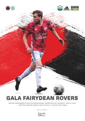 Gala Fairydean Rovers v Celtic B - 19/02/22