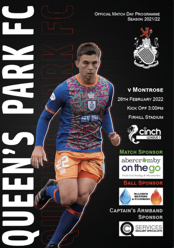Queen's Park v Montrose - 26/02/22