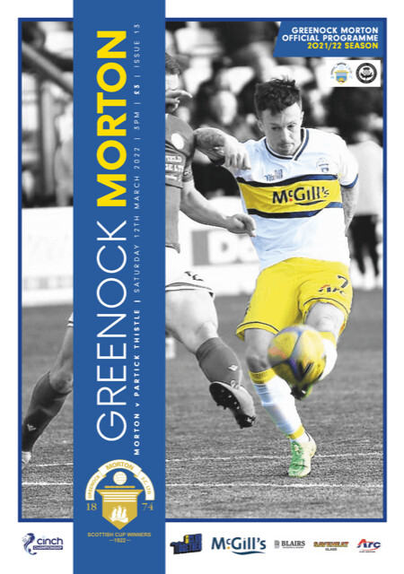 Greenock Morton v Partick Thistle - 12/03/22