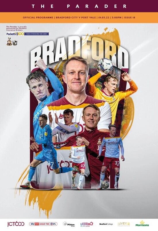 Bradford City v Port Vale - 19/03/22