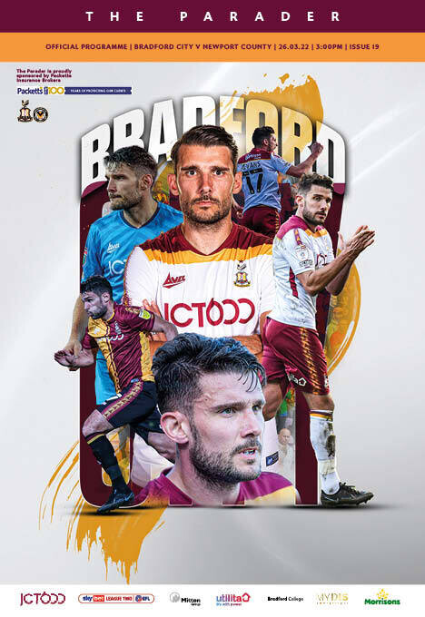 Bradford City v Newport County - 26/03/22
