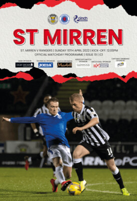 St Mirren v Rangers - 10/04/22