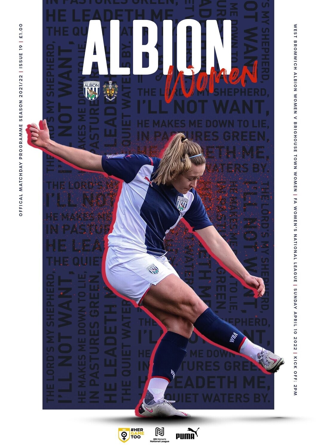 West Bromwich Albion Women v Brighouse Women - 10/04/22