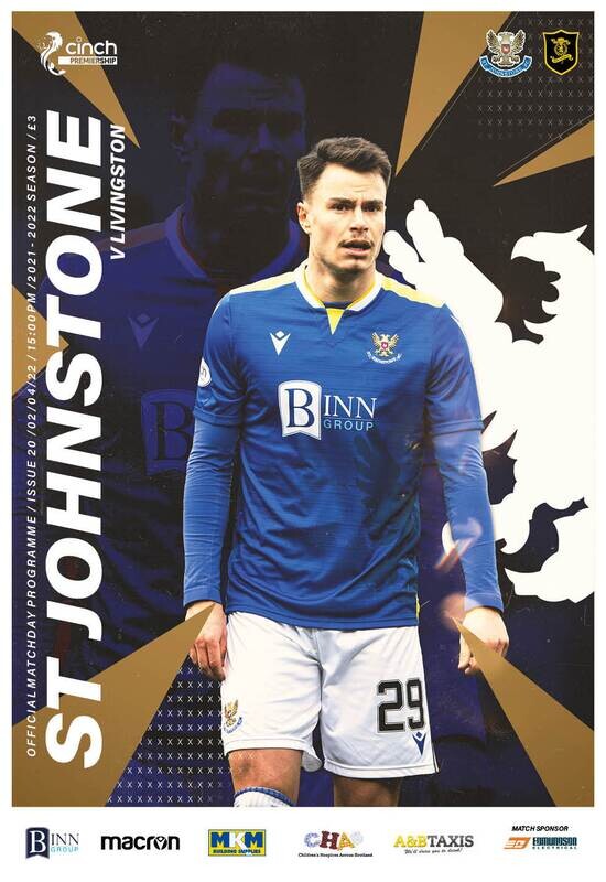 St Johnstone v Livingston - 02/04/22
