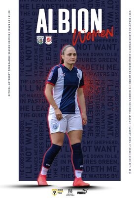 West Bromwich Albion Women v Middlesbrough Women - 17/04/22