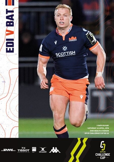 Edinburgh Rugby v Bath - 16/04/22