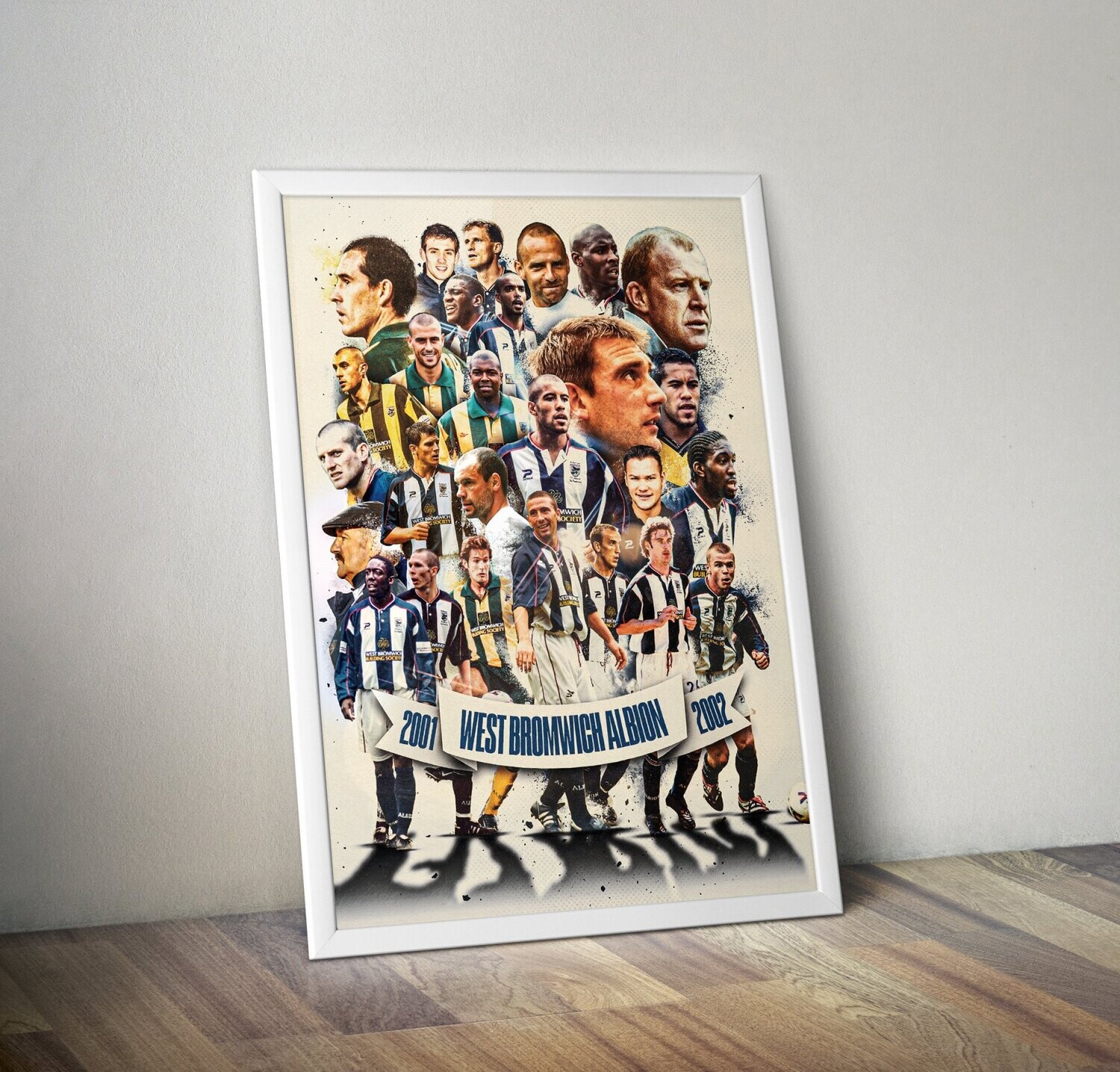 A4 POSTER - 'West Bromwich Albion's Class of 2001/02'