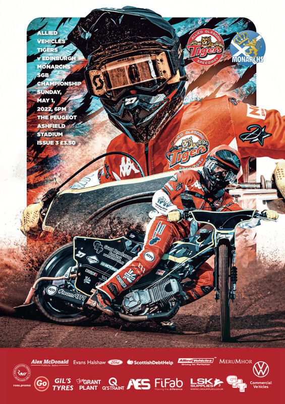 Glasgow Tigers v Edinburgh Monarchs - 01/05/22