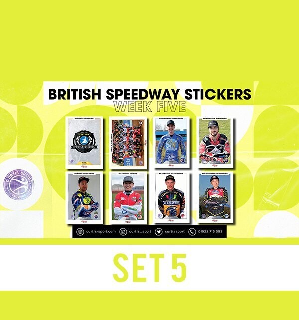 British Speedway Stickers - SHEET FIVE