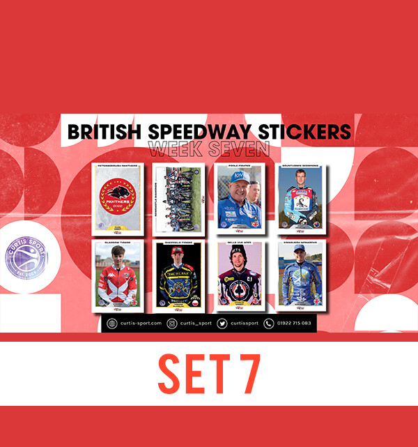British Speedway Stickers - SHEET SEVEN