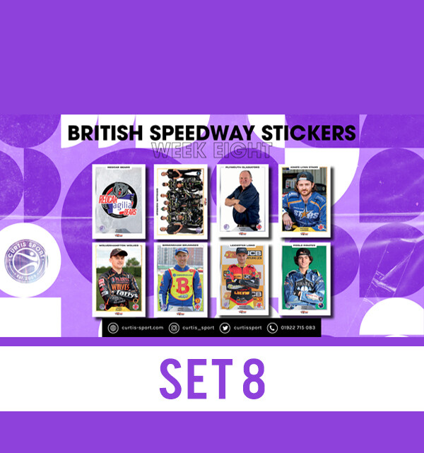 British Speedway Stickers - SHEET EIGHT