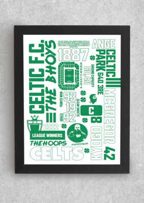 A4 POSTER - Celtic 'Factfile'