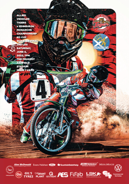 Glasgow Tigers v Edinburgh Monarchs - 04/06/22
