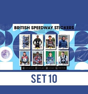 British Speedway Stickers - SHEET TEN