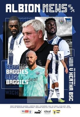 West Bromwich Albion v Hertha Berlin - 23/07/22