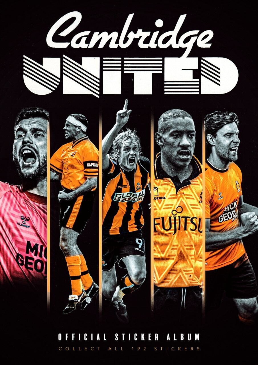 Cambridge United Official Sticker Album 2022/23