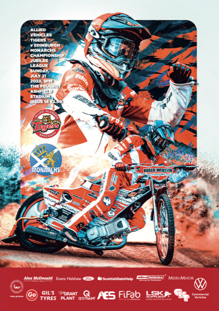 Glasgow Tigers v Edinburgh Monarchs - 31/07/22