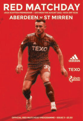 Aberdeen v St Mirren - 06/08/22