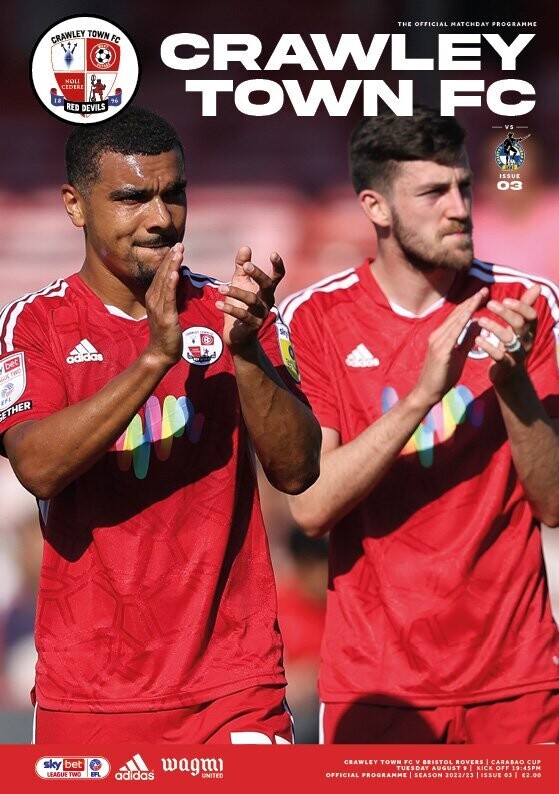 Crawley Town v Bristol Rovers - 09/08/22