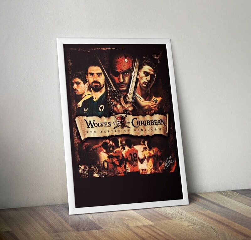 A4 POSTER - 'Wolves of the Caribbean'