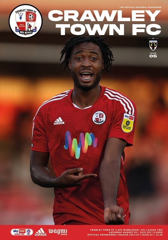 Crawley Town v AFC Wimbledon - 20/08/22