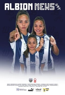 West Bromwich Albion Women v Nottingham Forest Women - 21/08/22