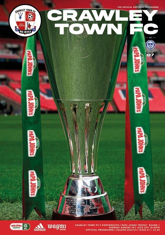 Crawley Town v Portsmouth - 30/08/22