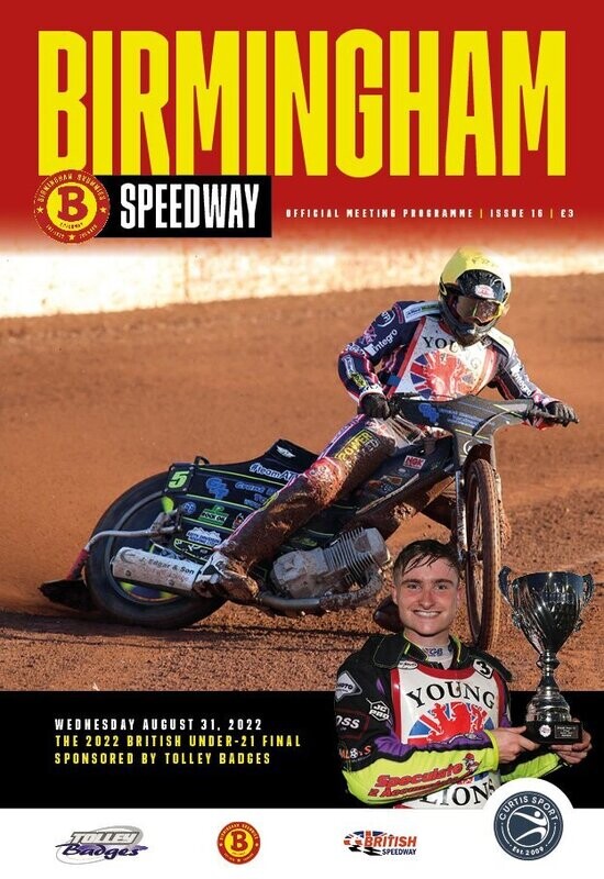 2022 Tolley Badges British Under-21 Final @ Birmingham - 31/08/22