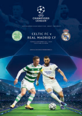 Celtic v Real Madrid - 06/09/22