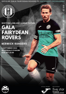 Gala Fairydean Rovers v Berwick Rangers - 03/09/22