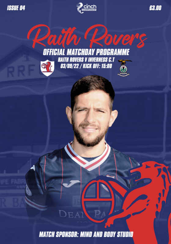 Raith Rovers v Inverness Caledonian Thistle - 03/09/22