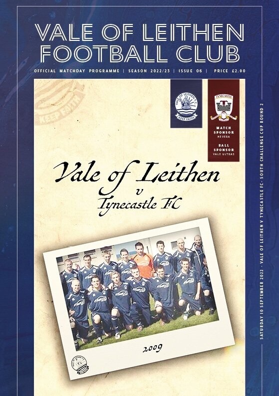 Vale of Leithen v Tynecastle FC - 10/09/22