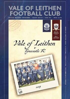 Vale of Leithen v Penicuik Athletic - 24/09/22
